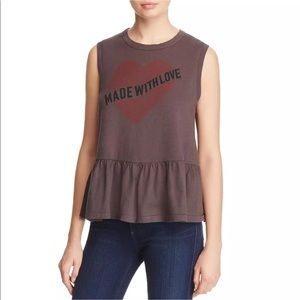 Sundry made with love ruffle tank size 1